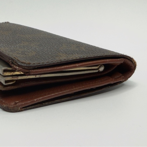 Louis Vuitton Brown Monogram French Purse Wallet Silver | Women’s | Used | - Picture 9 of 16